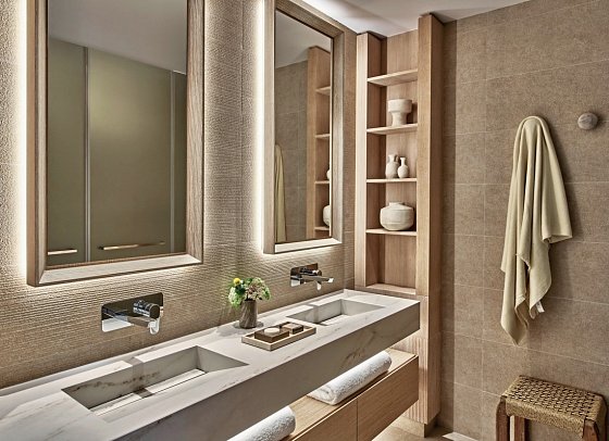 Ikos Andalusia - Badbeispiel Deluxe Suite 3 Schlafzimmer privater Pool (Zimmercodierung TDP)