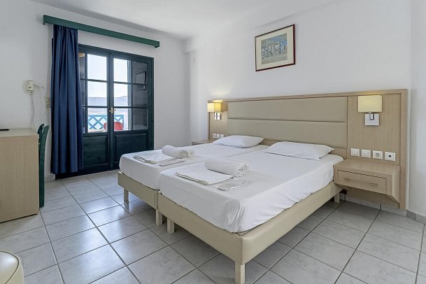 Votsalakia Beach - Wohnbeispiel Doppelzimmer Meerblick (Zimmercodierung DBM)