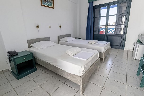 Votsalakia Beach - Wohnbeispiel Doppelzimmer Meerblick (Zimmercodierung DBM)