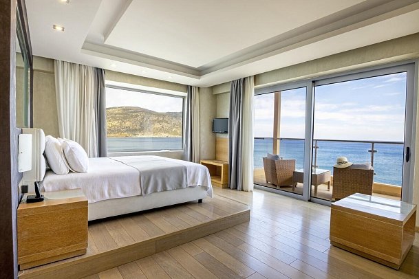 Konstantinos Palace - Wohnbeispiel Juniorsuite Meerblick (Zimmercodierung JBM)