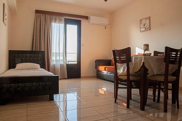 Arkasa Bay - Wohnbeispiel Appartement 1 Schlafzimmer (Zimmercodierung AB1)