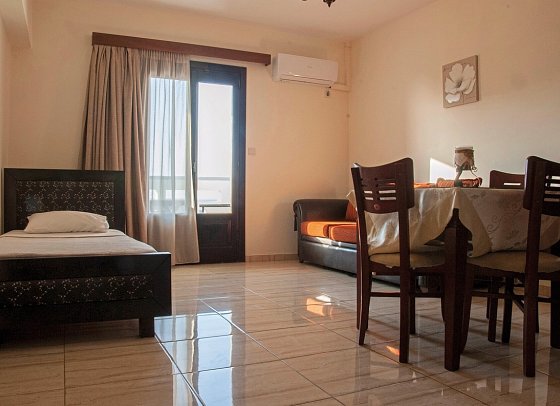 Arkasa Bay - Wohnbeispiel Appartement 1 Schlafzimmer (Zimmercodierung AB1)
