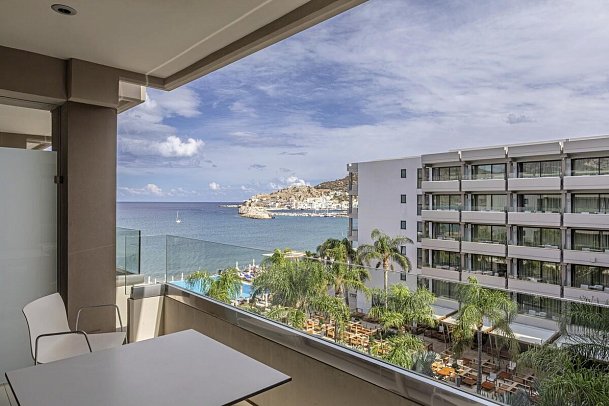 Alimounda Mare - Wohnbeispiel Doppelzimmer seitl. Meerblick (Zimmercodierung DBN)