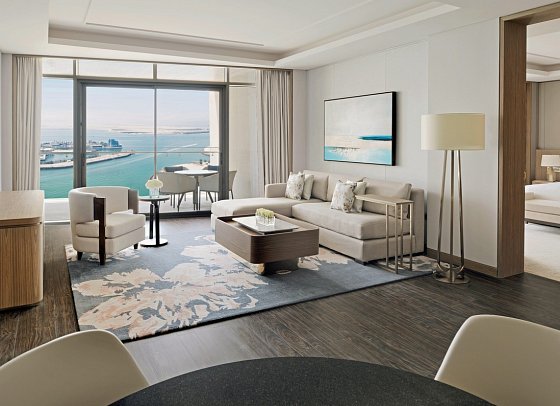 InterContinental Residences Abu Dhabi - Wohnbeispiel One Bedroom Apartment Sea View (Zimmercodierung AB2)