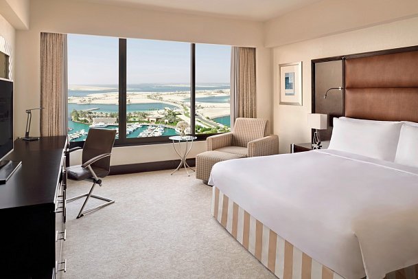 InterContinental Abu Dhabi - Wohnbeispiel Classic Room Sea view (Zimmercodierungen D1M, ULM & UP2)