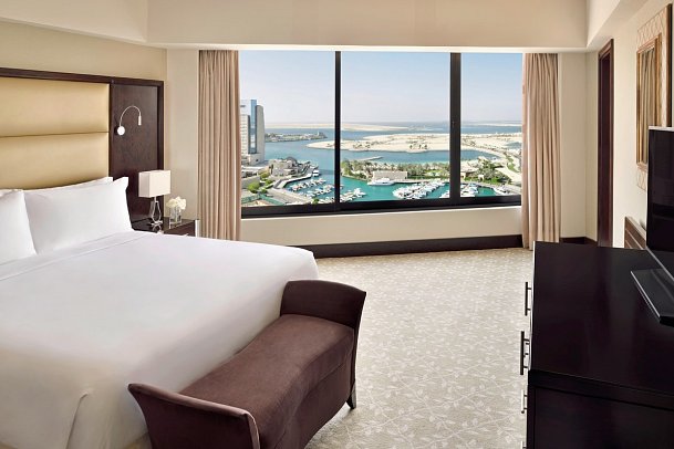 InterContinental Abu Dhabi - Wohnbeispiel One Bedroom Suite Sea View (Zimmercodierung W1M)