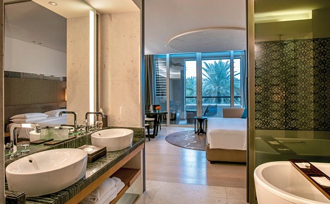 Park Hyatt Abu Dhabi Hotel and Villas - Wohnbeispiel Park Room (Zimmercodierung DB1)