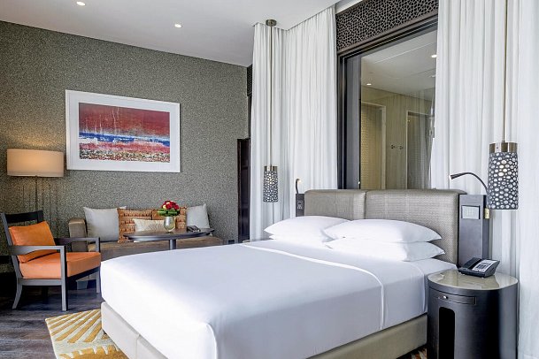 Grand Hyatt Abu Dhabi Hotel& Residences Emirates Pearl - Wohnbeispiel KingTwin Bed (Zimmercodierung DB1)