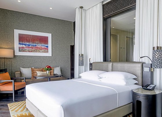 Grand Hyatt Abu Dhabi Hotel& Residences Emirates Pearl - Wohnbeispiel KingTwin Bed (Zimmercodierung DB1)