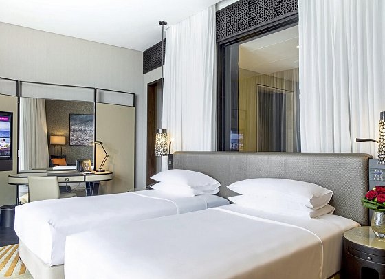 Grand Hyatt Abu Dhabi Hotel& Residences Emirates Pearl - Wohnbeispiel KingTwin View (Zimmercodierung DB2)