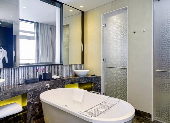 Grand Hyatt Abu Dhabi Hotel& Residences Emirates Pearl - Beispiel Bad
