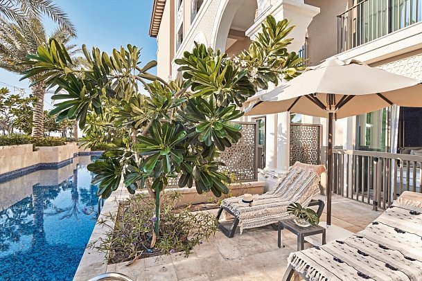 Rixos Premium Saadiyat Island - Wohnbeispiel Premium Pool Access Room (Zimmercodierung UM1)