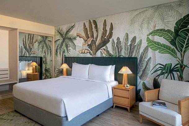 Yas Plaza Mangroves - Wohnbeispiel 1 Bedroom Suite Plaza View Theme Park Access (Zimmercodierung AB1)