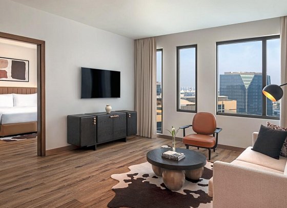 Haven Yas World Resort - Wohbeispiel 1 King 1 Bedroom Suite City View Theme Park Access (Zimmercodierung WG1)