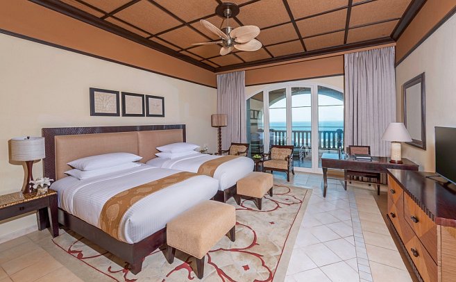 Anantara Desert Islands Resort & Spa - Wohnbeispiel Deluxe Sea View (Zimmercodierung DDM)