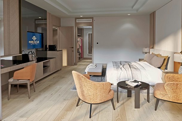 Miracle Resort - Modellbild Familien Suite Swim Up (Zimmercodierungen WB1 & WB2)