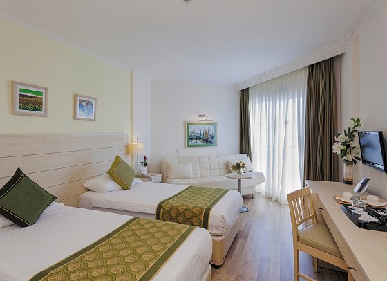 Febeach Hotel - Wohnbeispiel Doppelzimmer (Zimmercodierungen DB1, DB2, DC1, DC2 & DEL)