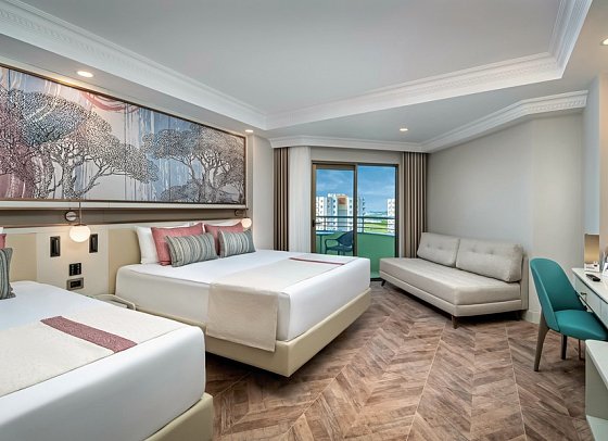Delphin Palace - Wohnbeispiel Doppelzimmer Landblick (Zimmercodierung DBL)