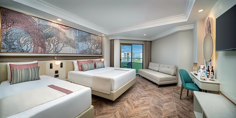 Delphin Palace - Wohnbeispiel Doppelzimmer Landblick (Zimmercodierung DBL)