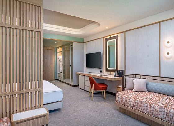 Trendy Perge Resort & Suites - Wohnbeispiel Doppelzimmer Deluxe Superior (Zimmercodierung DSC)