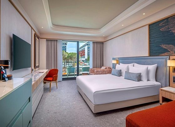 Trendy Perge Resort & Suites - Wohnbeispiel DZ Deluxe Gartenblick (Zimmercodierungen DDG & DCG)