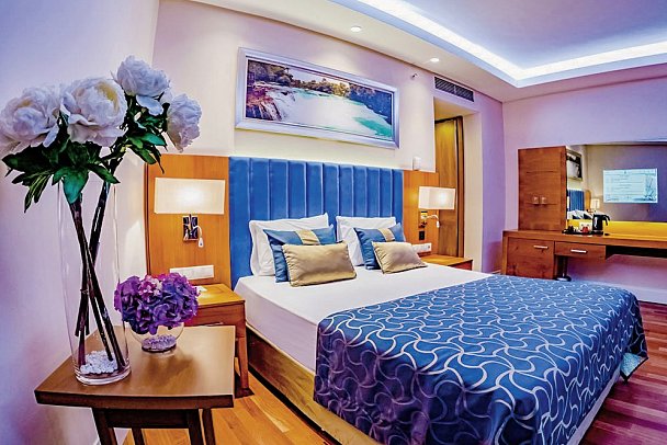 Liberty Hotels Lara - Wohnbeispiel Doppelzimmer seitl. Meerblick (Zimmercodierung DBN)