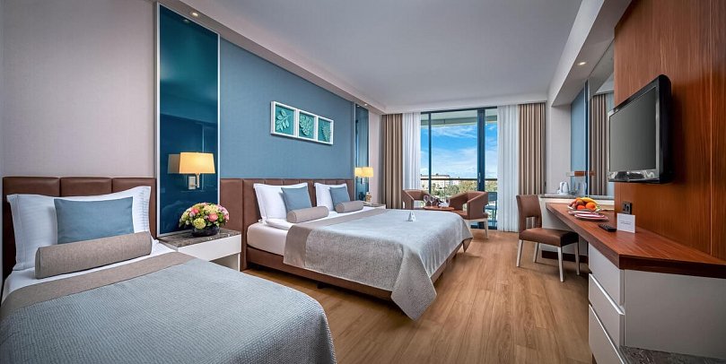 Baia Lara - Wohnbeispiel Doppelzimmer Landblick (Zimmercodierungen DBL & DCL)