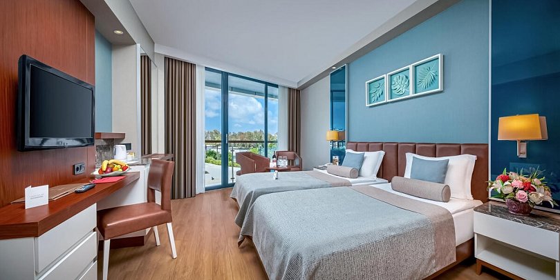 Baia Lara - Wohnbeispiel Doppelzimmer Economy Landblick (Zimmercodierung DEL)