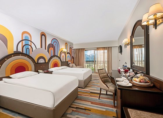 Megasaray Westbeach Antalya - Wohnbeispiel Doppelzimmer Deluxe (Zimmercodierungen DDM & DCM)