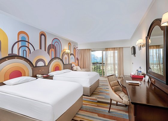 Megasaray Westbeach Antalya - Wohnbeispiel Corner Superior Room (Zimmercodierungen DSC & DCC)