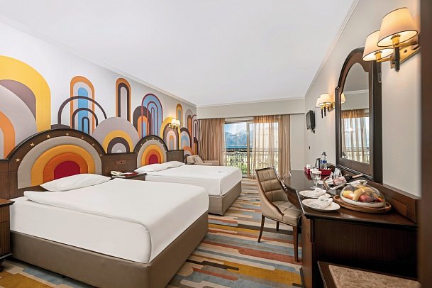 Megasaray Westbeach Antalya - Wohnbeispiel Doppelzimmer Deluxe (Zimmercodierungen DDM & DCM)