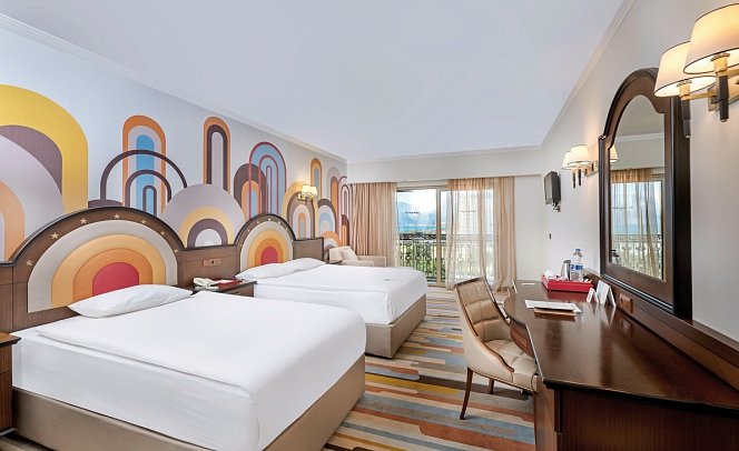 Megasaray Westbeach Antalya - Wohnbeispiel Corner Superior Room (Zimmercodierungen DSC & DCC)