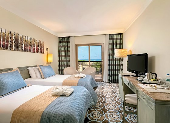 Xanadu Resort Hotel - Wohnbeispiel Doppelzimmer Meerblick (Zimmercodierungen DBM & DCM)