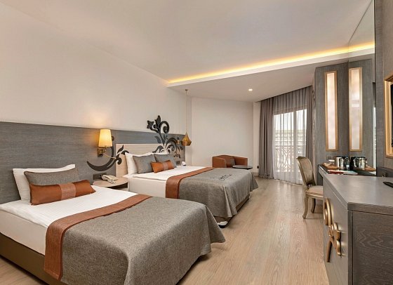 Kirman Belazur Resort & Spa - Wohnbeispiel Doppelzimmer Landblick (Zimmercodierungen DBL & DCL)