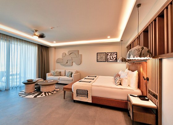Ethno Belek - Wohnbeispiel Doppelzimmer Superior Jacuzzi Meerblick