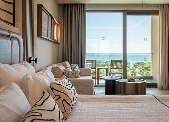 Ethno Belek - Wohnbeispiel Doppelzimmer Deluxe Meerblick (Zimmercodierungen DDM & DCM)
