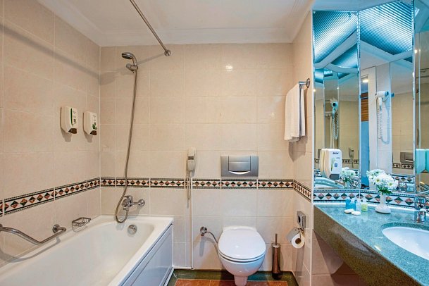 Asteria Family Resort Belek - Wohnbeispiel Badezimmer Aqua (Zimmercodierungen DB2, DC2, DBM & DCM)