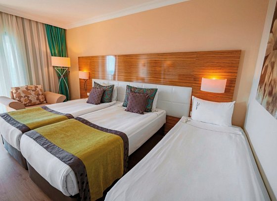 Asteria Family Resort Belek - Wohnbeispiel Doppelzimmer Meerblick Aqua (Zimmercodierungen DBM & DCM)