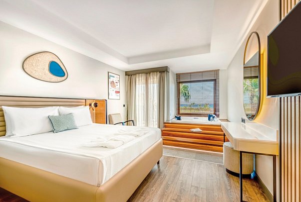 Belek Beach Resort - Wohnbeispiel Doppelzimmer Comfort Standard mit Jacuzzi (Zimmercodierung UBM)