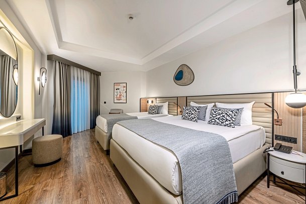 Belek Beach Resort - Wohnbeispiel Doppelzimmer Komfort Landblick (Zimmercodierung DFL)