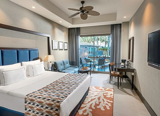 Kaya Palazzo Golf Resort - Wohnbeispiel Doppelzimmer Superior Swim-Up (Zimmercodierung DSQ)