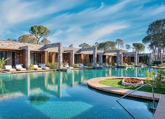 Kaya Palazzo Golf Resort - Wohnbeispiel Suite Lagoon Luxury (Zimmercodierung WU1)