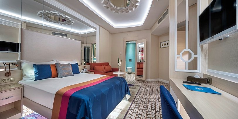 Granada Luxury Belek - Wohnbeispiel Familienzimmer Deluxe (Zimmercodierungen FD1 & FD2)