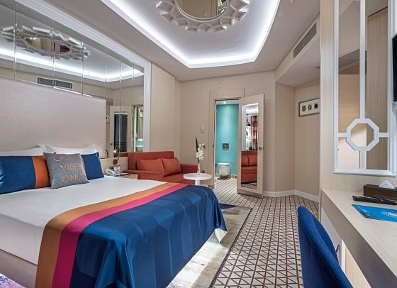 Granada Luxury Belek - Wohnbeispiel Familienzimmer Deluxe (Zimmercodierungen FD1 & FD2)