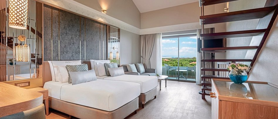 Ela Excellence Resort - Wohnbeispiel Familienzimmer Duplex Waldblick