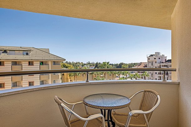 Side Star Park - Beispiel Balkon Standard Doppelzimmer (Zimmercodierung DG1)