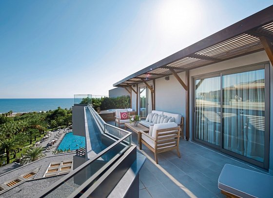 Miramare Beach - Wohnbeispiel Doppelzimmer Deluxe mit Jacuzzi (Zimmercodierung DD1)