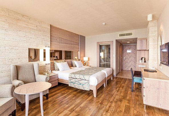 Melas Resort Hotel - Wohnbeispiel Doppelzimmer (Zimmercodierungen DB1 & DC1)