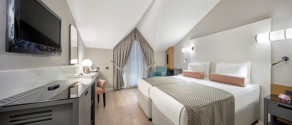 Trendy Aspendos Beach - Wohnbeispiel Doppelzimmer Economy (Zimmercodierungen DE1 & DC1)