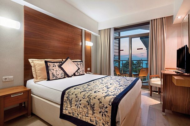 Trendy Side Beach Adults only - Wohnbeispiel Doppelzimmer seitl. Meerblick (Zimmercodierungen DBN & DB1)